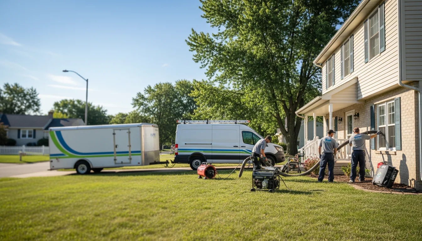 Flooded Basement Restoration And Cleanup With Repair in Harbinger, NC near me